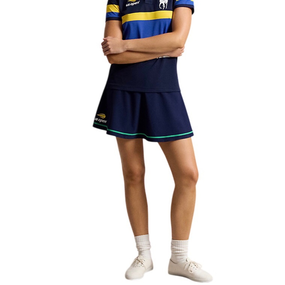 Polo Ralph Lauren US Open Ball Crew Performance Skort Blue Size Large